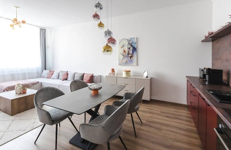 Location d’un appartement lumineux de 2 pièces, 57 m², Ružinov, Bratislava, Slovaquie