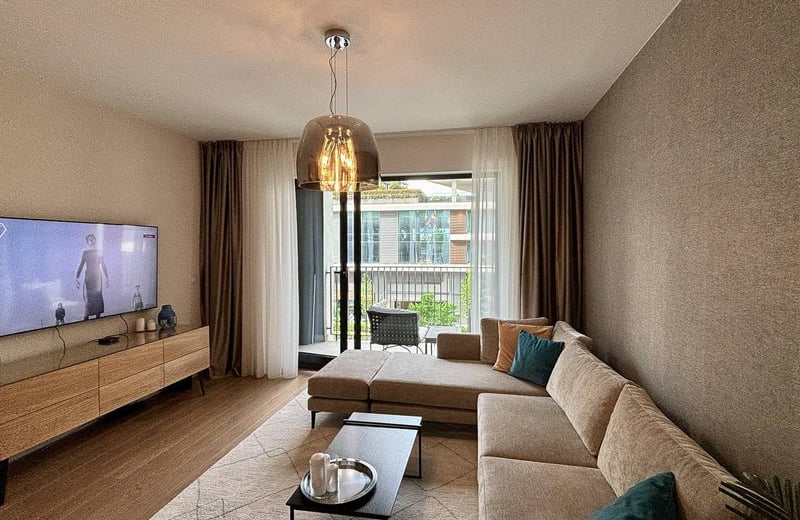 Rent of a comfortable, furnished 2-room apartment, 58 m², BW Terra, Belgrade, Serbia