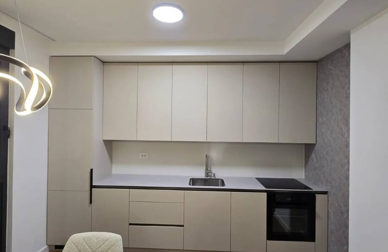 Alquiler de un nuevo apartamento amueblado de 2 habitaciones, 51 m², frente al paseo marítimo, Zemun, Belgrado, Serbia