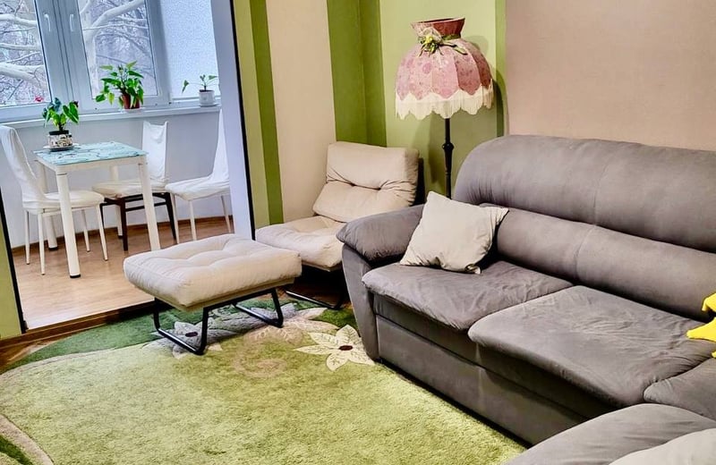 Rent of a furnished 2-room apartment, 55 m², Botanica, Chișinău, Moldova