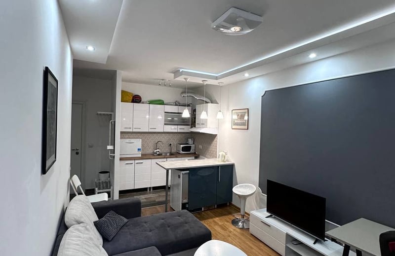 Аренда уютной, меблированной 2-комнатной квартиры, 45 м², центр Белграда, Сербия