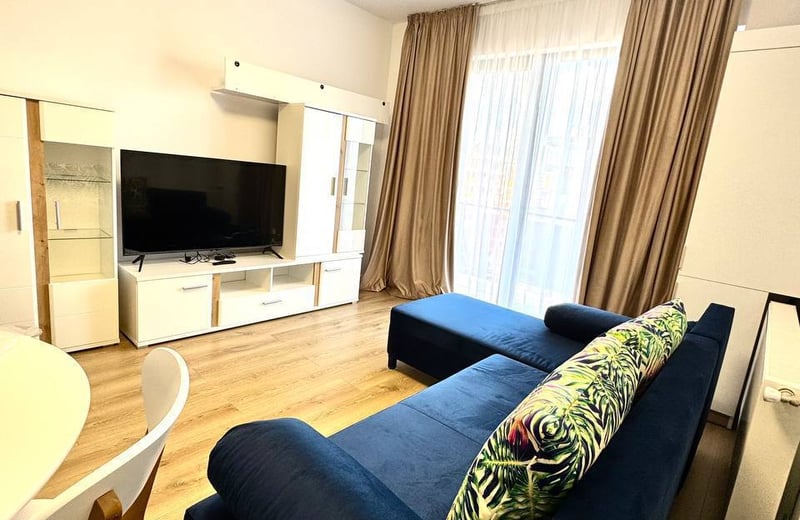 Location d’un appartement spacieux et meublé, 42 m², Secteur 6, Bucarest, Roumanie