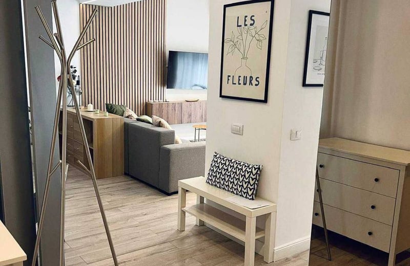 Rent of a modern, furnished 2-room apartment, Bucharest, Romania