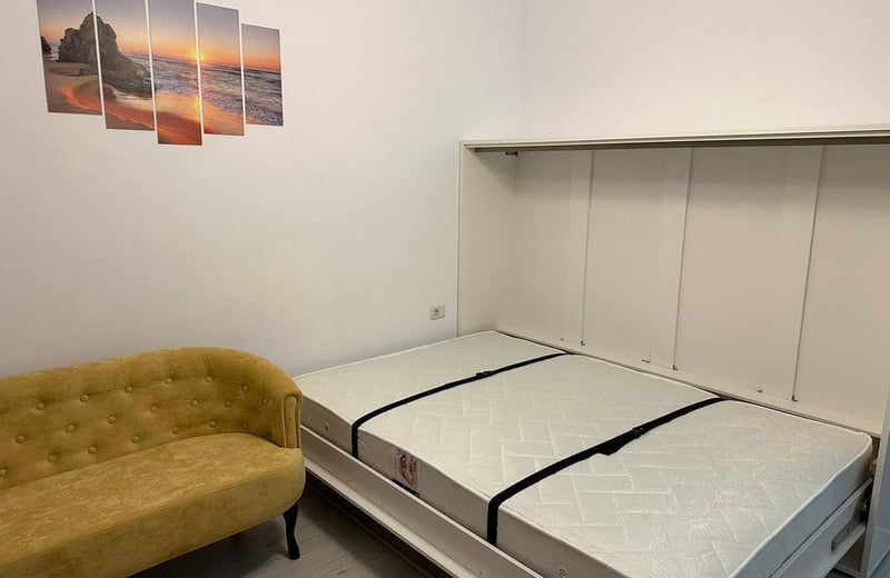 Rent of a furnished 1-room apartment with modern renovation, Sector 6, Bucharest, Romania