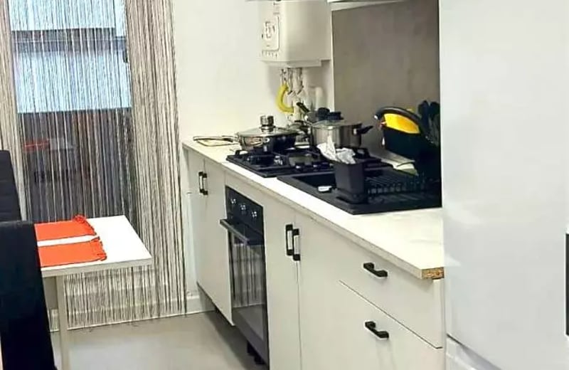 Rent of a new, furnished 1-room apartment with a separate kitchen and a balcony, Sector 6, Bucharest, Romania