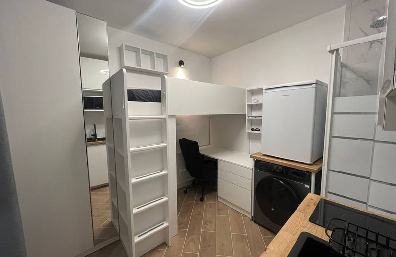 Alquiler de un estudio amueblado de 10 m², París, Francia
