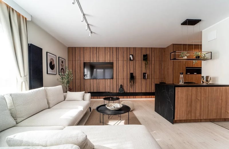 Alquiler de un apartamento elegante de tres habitaciones de 84 m² con balcón, distrito de Bronowice, Cracovia, Polonia