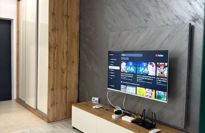 Rent of a cozy furnished studio in a new building, Sector 6, Bucharest, Romania