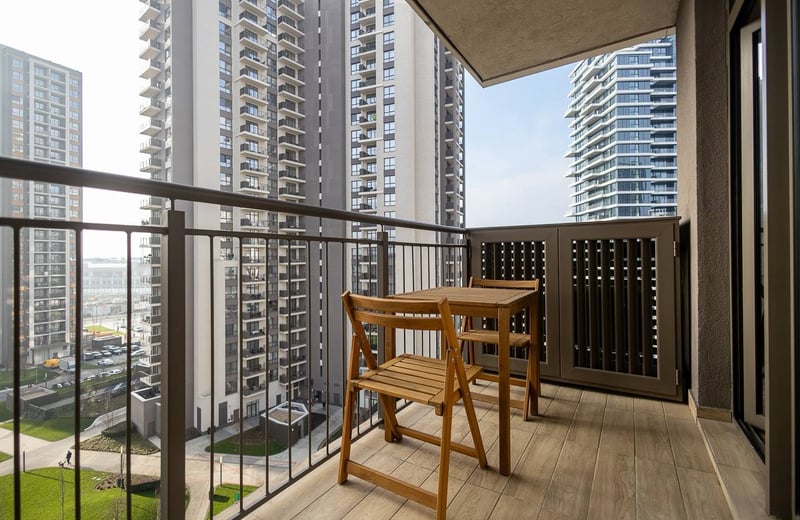 Rent of a 31 m² studio apartment in the premium residential complex BW Aurora, Belgrade, Serbia