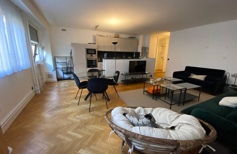 Rent of a cozy 73 m² three-room apartment in the 16th arrondissement, Paris, France