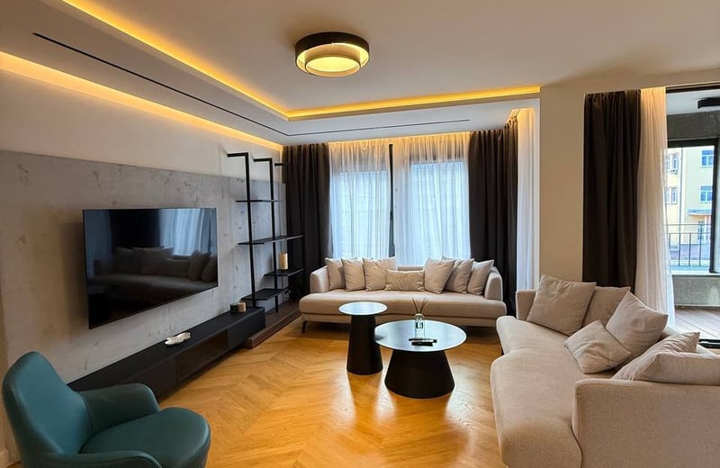 Location d’un appartement spacieux et entièrement rénové de 3 pièces, 107 m², en centre-ville, Belgrade, Serbie