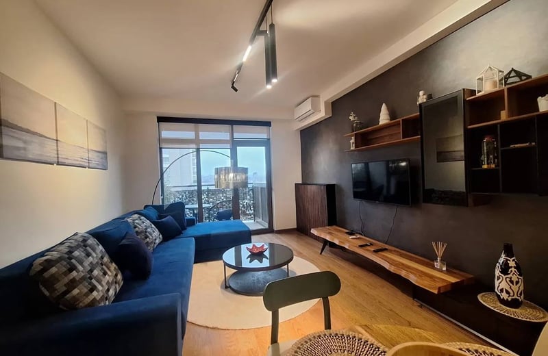 Alquiler de un apartamento de 2 habitaciones, 54 m², en el complejo residencial premium BW Arcadia, Belgrado, Serbia