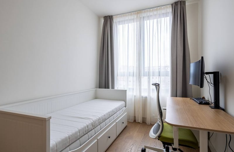 Alquiler de un apartamento absolutamente nuevo de 3 habitaciones, 76 m², en el complejo residencial premium BW Eterna, Belgrado, Serbia