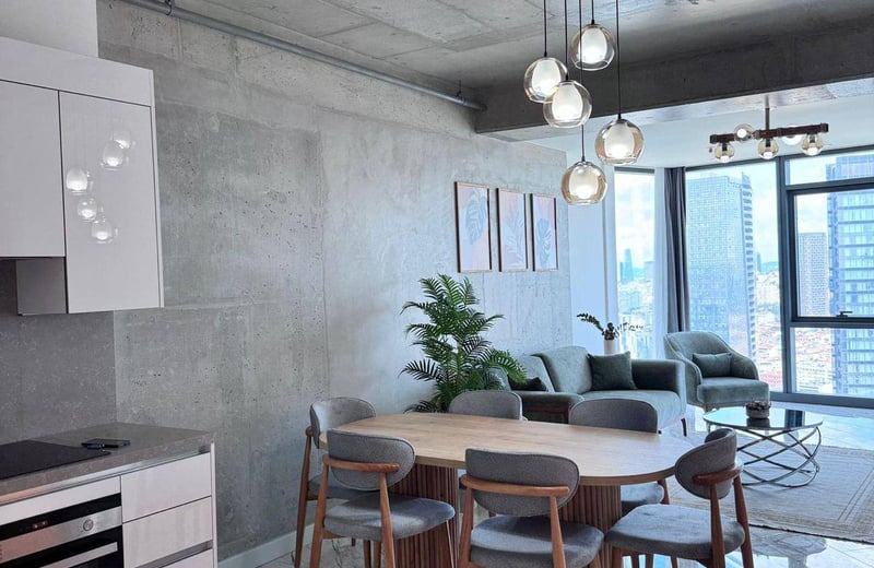 Rent of a stylish 2-room apartment 60 m², Şişli, Istanbul, Turkey