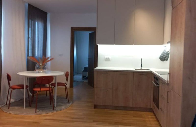 Alquiler de un apartamento absolutamente nuevo de 3 habitaciones, 60 m², en Zemun, Belgrado, Serbia