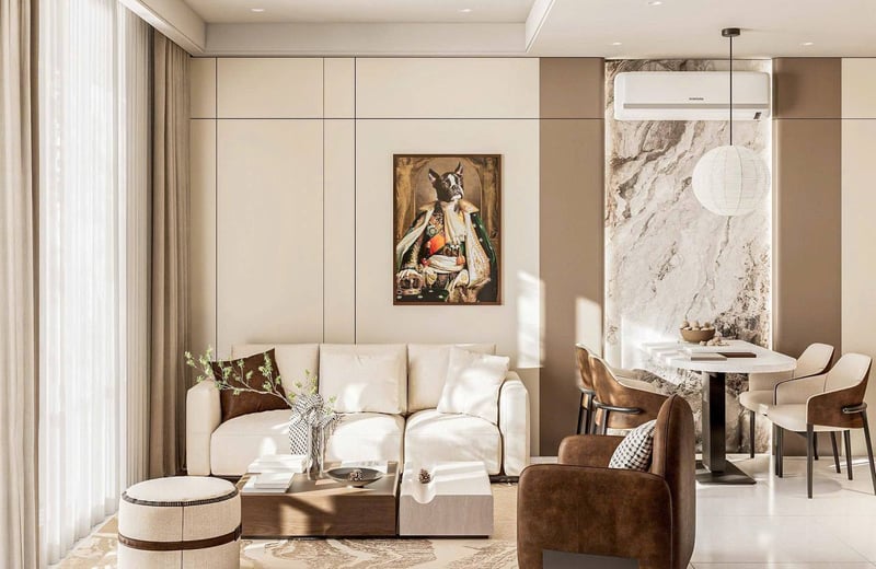 Rent of modern-style apartment near the beach, My An, Da Nang, Vietnam