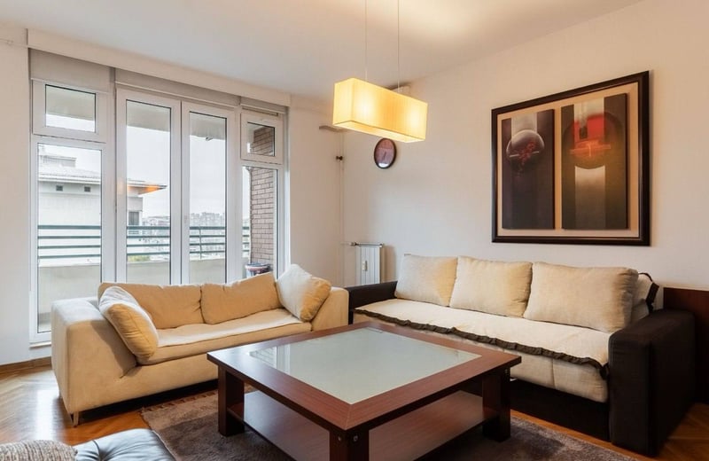 Rent of bright 3-room apartment 92 m², New Belgrade, Belgrade, Serbia