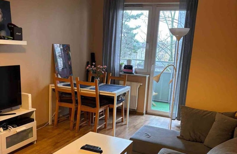 Rent of cozy 2-room apartment 45 m², Gaj, Wrocław, Poland