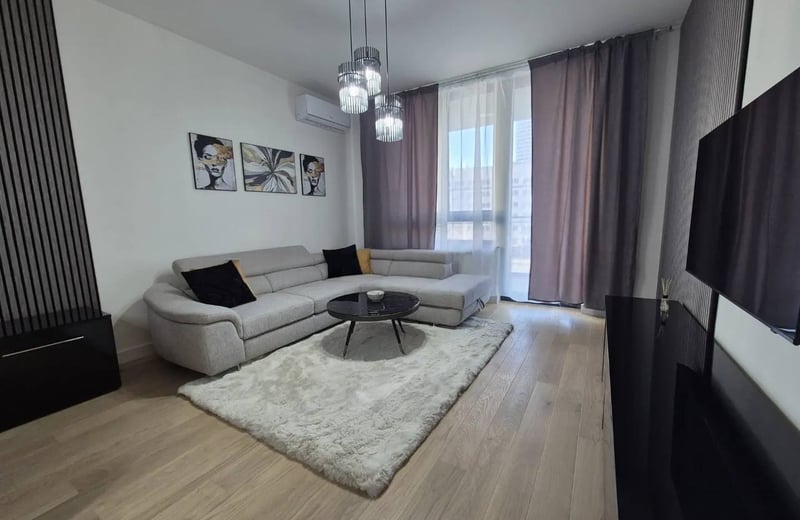 Rent of brand new 3-room apartment 72 m² in the premium BW Sensa residential complex, Belgrade, Serbia
