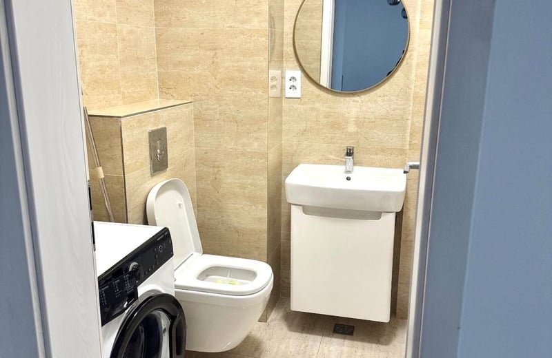 Location d’un appartement neuf et moderne, 50 m², avec balcon, Chiajna, Bucarest, Roumanie