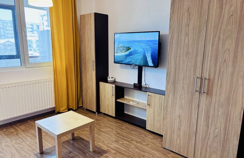 Location d’un appartement meublé d’1 pièce, Chiajna, Bucarest, Roumanie