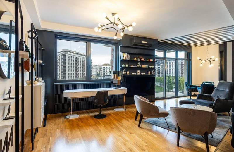 Аренда стильной 3-комнатной квартиры 90 м² в ЖК премиум-класса BW Parkview, Белград, Сербия