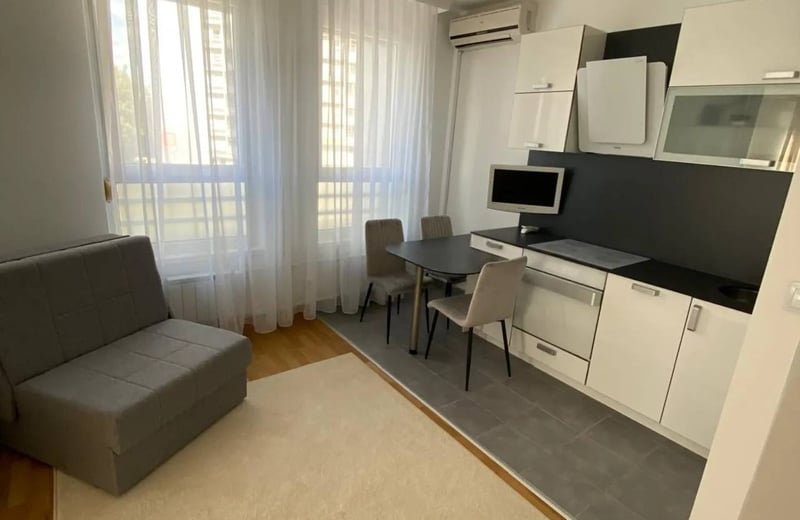 Alquiler de apartamento de 45 m² en el moderno complejo residencial Belville, Belgrado (Nuevo Belgrado), Serbia
