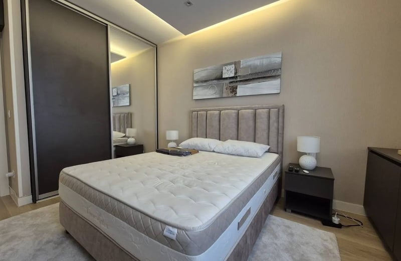 Rent of a brand-new 2-room apartment, 60 m², in the premium BW Eterna residential complex, Belgrade, Serbia