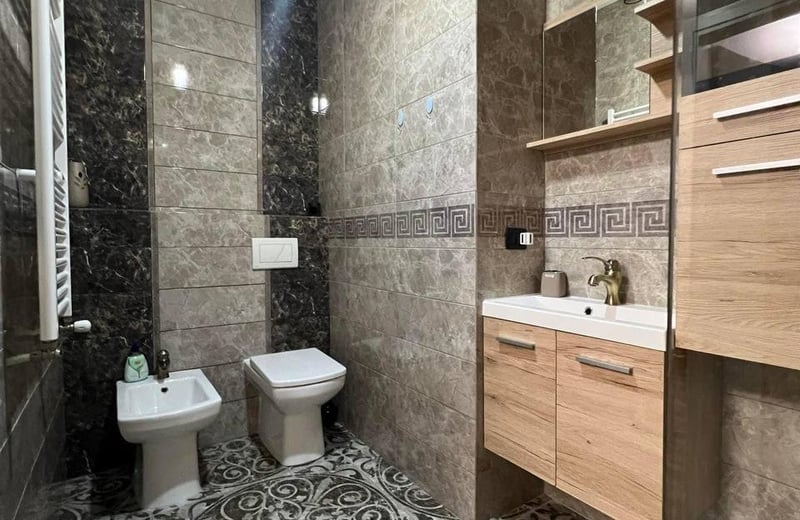 Miete einer modernen Einzimmerwohnung in einem Neubau, Stadtteil Botanica, Chișinău, Moldau