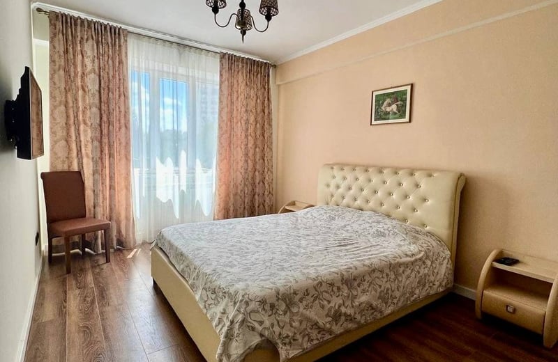 Miete einer modernen Einzimmerwohnung in einem Neubau, Stadtteil Botanica, Chișinău, Moldau