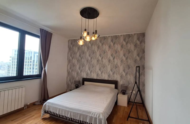 Miete einer hellen Zweizimmerwohnung, 55 m², Wohnanlage BW Parkview, Belgrad, Serbien