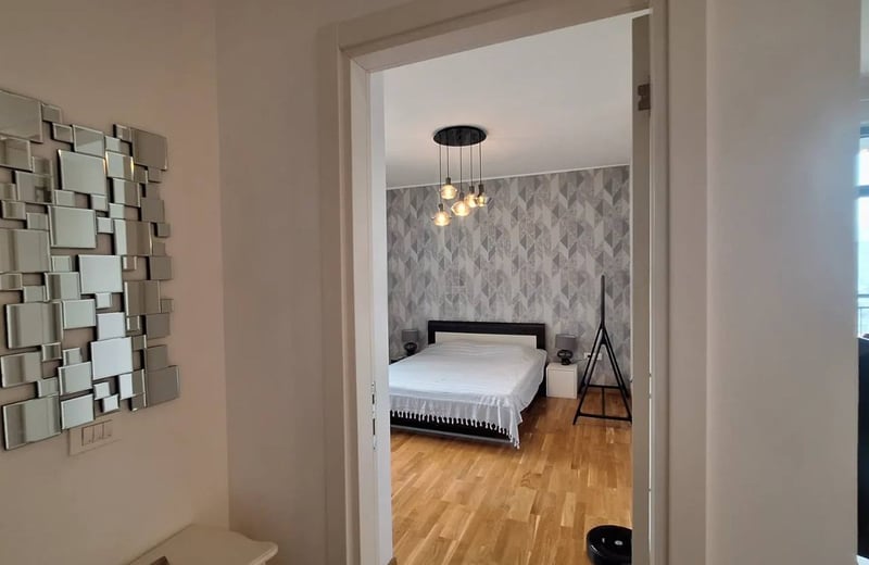 Miete einer hellen Zweizimmerwohnung, 55 m², Wohnanlage BW Parkview, Belgrad, Serbien