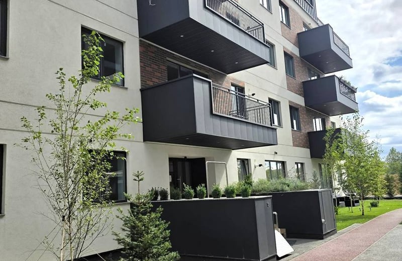 Rent of a new two-room apartment in an elite building, 53 m², Pipera, Bucharest, Romania