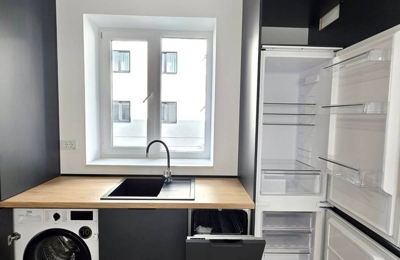 Rent of a new two-room apartment in an elite building, 53 m², Pipera, Bucharest, Romania