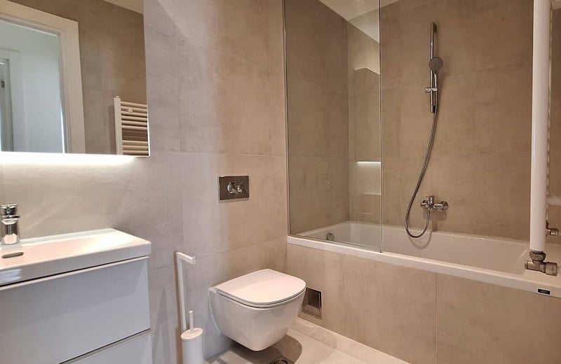 Miete einer absolut neuen, stilvollen Dreizimmerwohnung im Premium-Wohnkomplex BW Sole, 79 m², Belgrad, Serbien