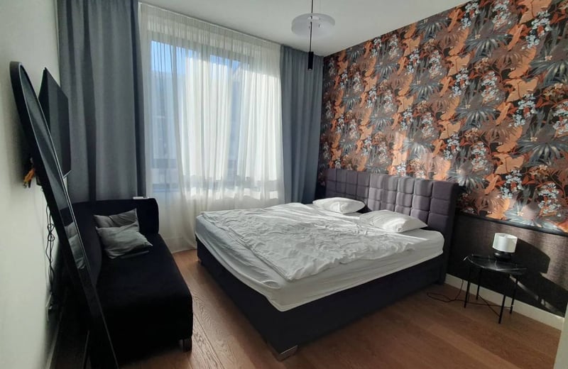 Rent of a bright three-room apartment in the premium BW Quartet 2 residential complex, 83 m², Belgrade, Serbia
