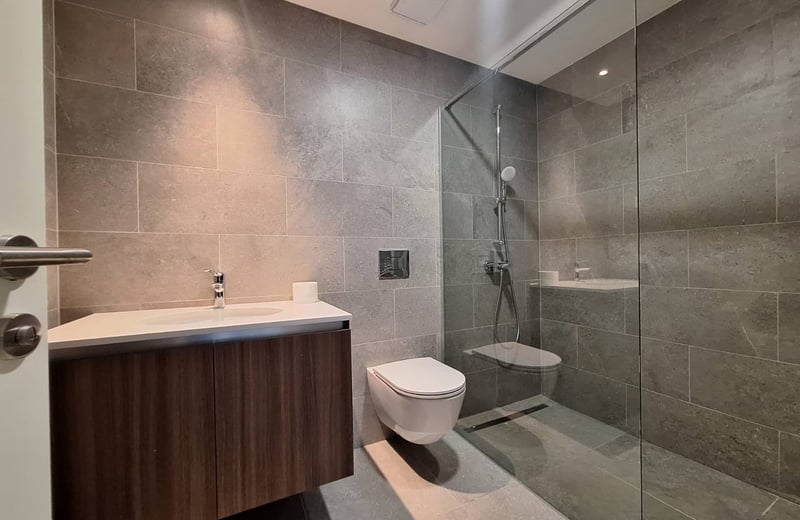 Rent of an absolutely new three-room apartment in the premium BW Eterna residential complex, 73 m², Belgrade, Serbia