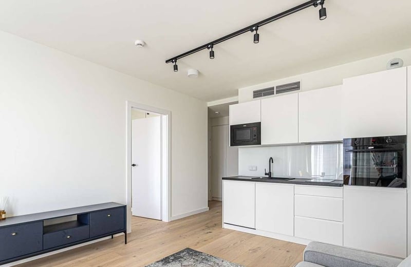 Miete einer stilvollen Zweizimmerwohnung, 41 m², Warschau, Mokotów, Polen