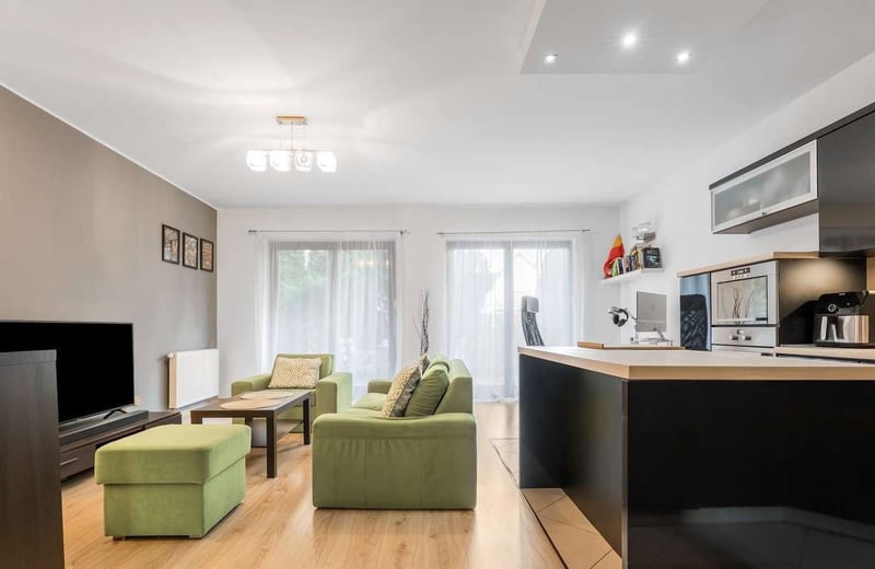 Miete einer Zweizimmerwohnung mit großer Terrasse, 54 m², Breslau, Fabryczna, Polend