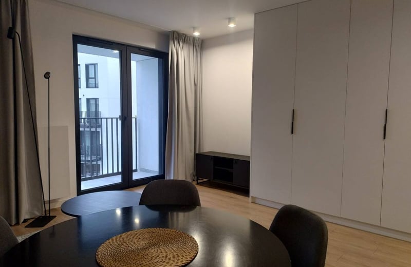 Miete eines modernen Studios, 28 m², Krakau, Zabłocie, Polen