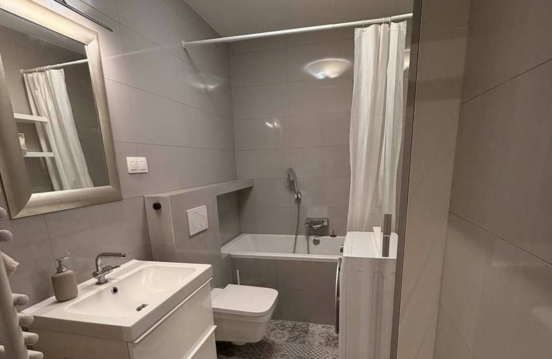 Location d’un appartement confortable de deux pièces, 44 m², Cracovie, Grzegórzki, Pologne