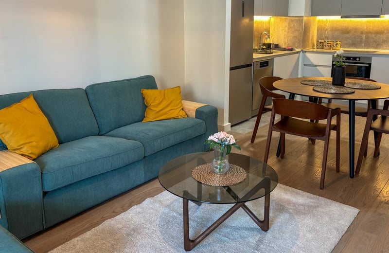 Rent of a two-room apartment in a premium residential complex, 53 m², Belgrade, Belgrade Waterfront, Serbia