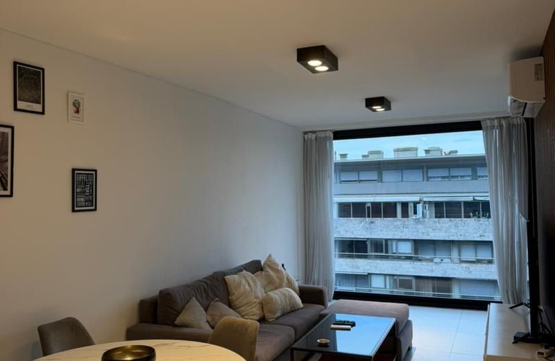 Rent of a bright and modern two-room apartment with a balcony, Buenos Aires, Puerto Madero, Argentina