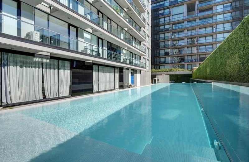 Rent of a bright and modern two-room apartment with a balcony, Buenos Aires, Puerto Madero, Argentina