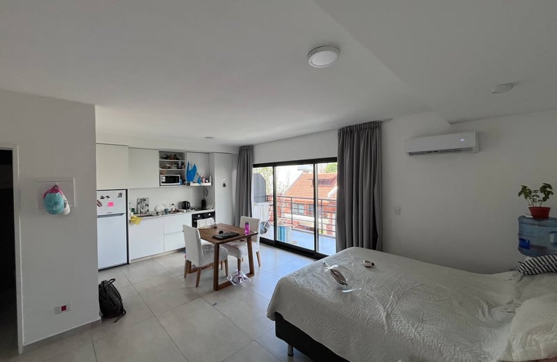 Rent of a cozy studio apartment in a new building, Buenos Aires, Argentina