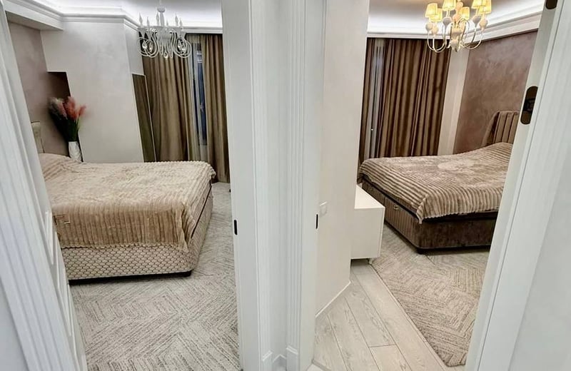 Location d’un appartement moderne et neuf de trois pièces en centre-ville, 90 m², Chișinău, Moldavie