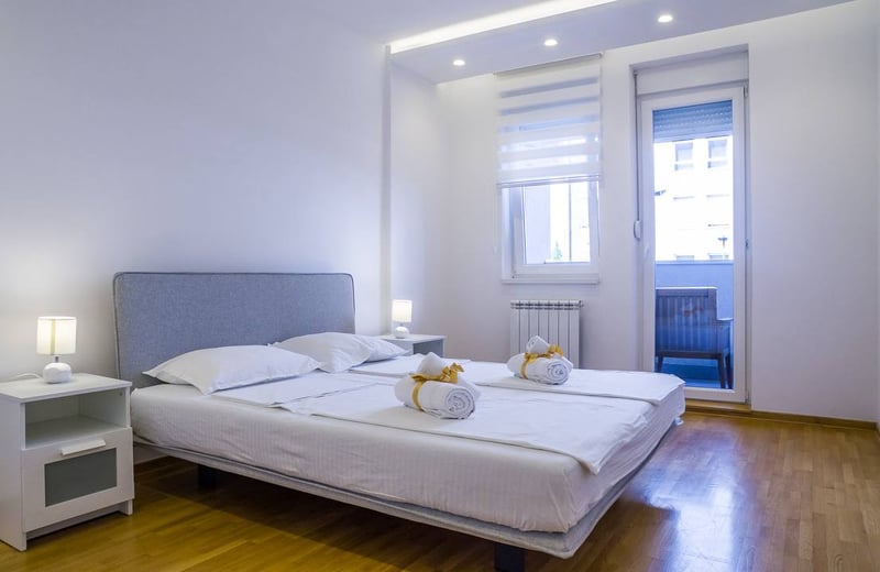 Rent of a two-room apartment, 62 m², in the modern A Block residential complex in New Belgrade, Belgrade, Serbia