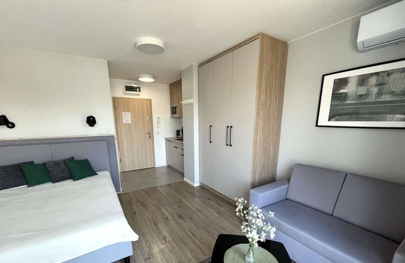 Location d’un appartement cosy d’une pièce de 25 m² à Przedmieście, Wrocław, Pologne