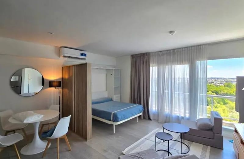 Rent of a furnished studio apartment, 42 m², Nordelta, Buenos Aires Province, Argentina