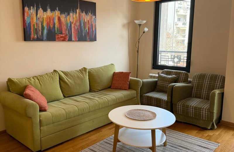 Rent of a two-room apartment, 47 m², in a premium residential complex in the city center, Belgrade, Serbia